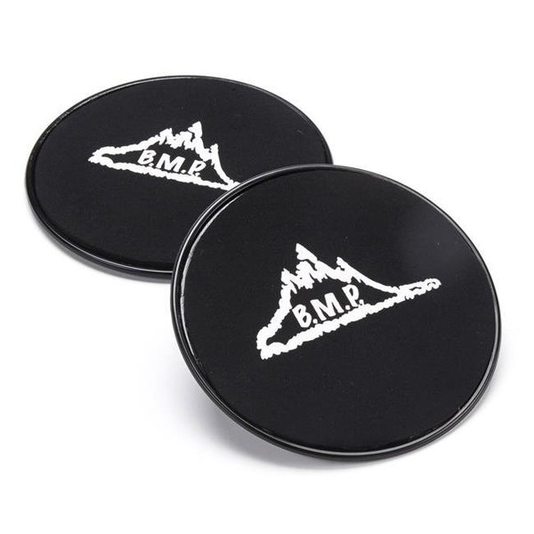 Black Mountain Products Black Mountain Products Sliders Black Black Core Exercise Sliders with Gliding Discs - Set of 2 Sliders Black